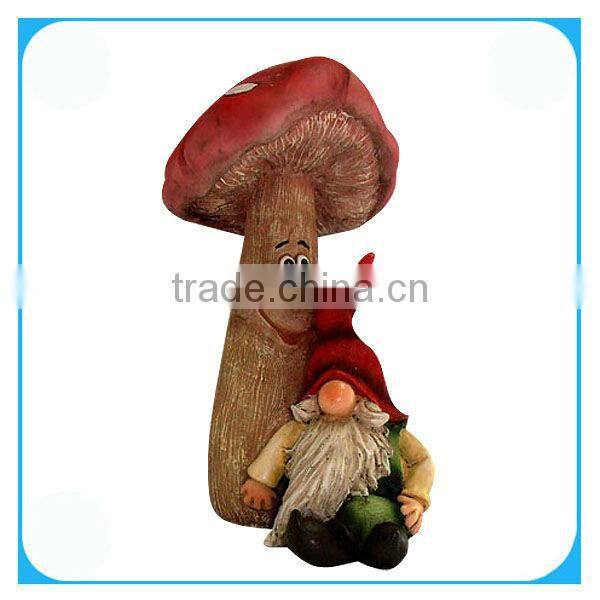Resin mushroom decoration for garden