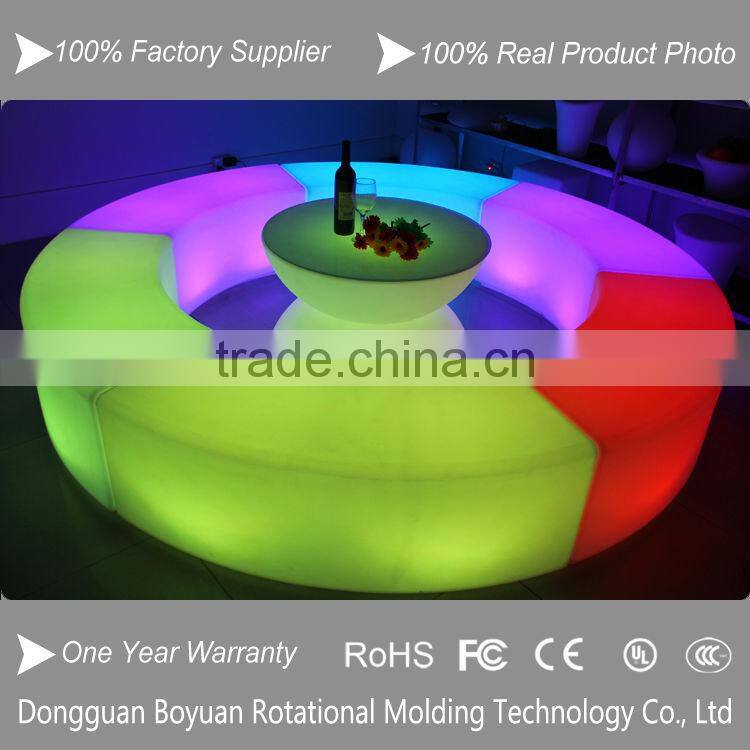 rechargeable color changing LED stool/led bar counter
