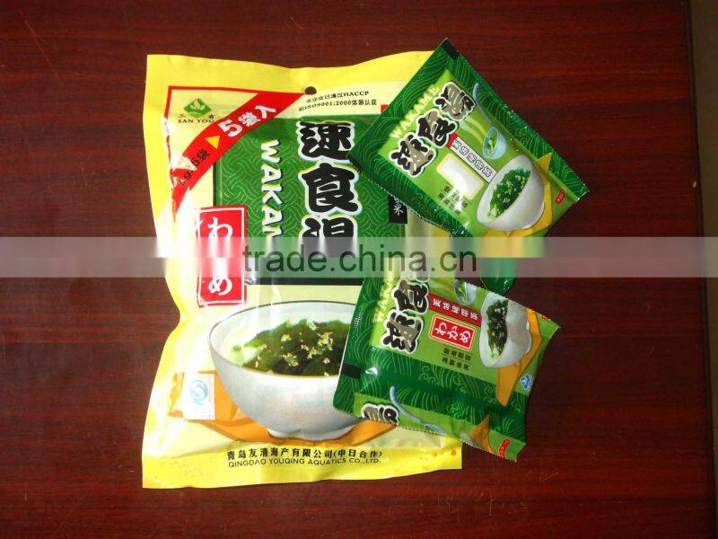 Instant delicious wakame Soup 5*5