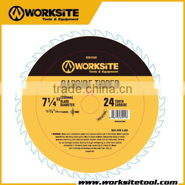 XSB1040 Worksite Brand Accessories 250mm Circular Saw Blade