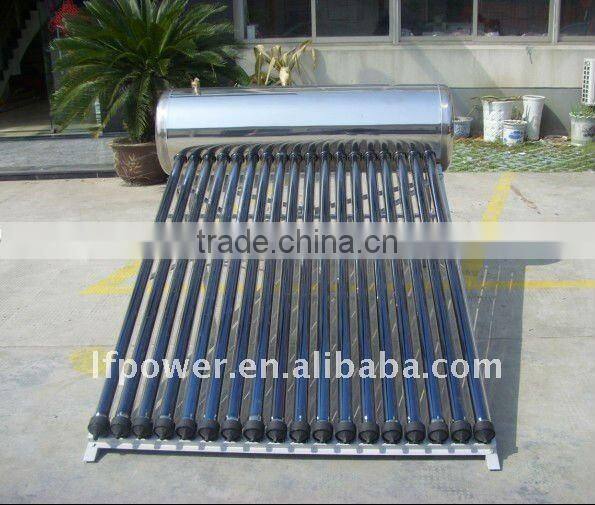 Homemade solar water heater for shower 200liters