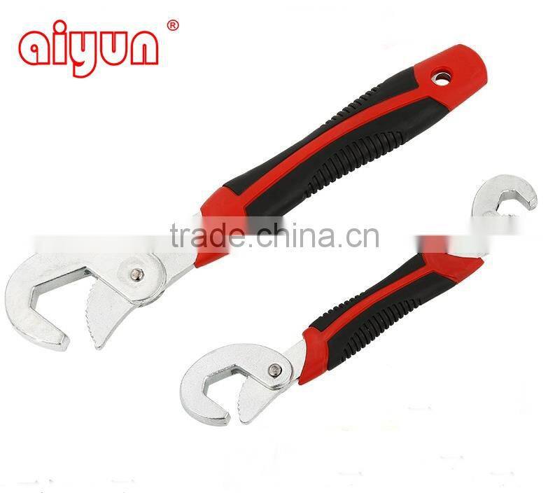 2pcs Adjustable Quick Snap and Grip Wrench Universal Wrench Set