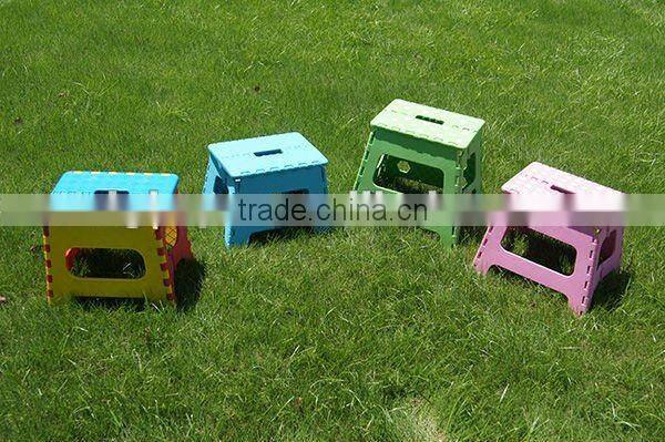 11 inch colored folding step stool
