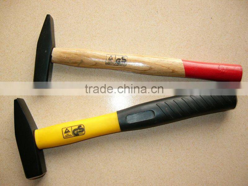 German type Machinist hammer with wooden handle