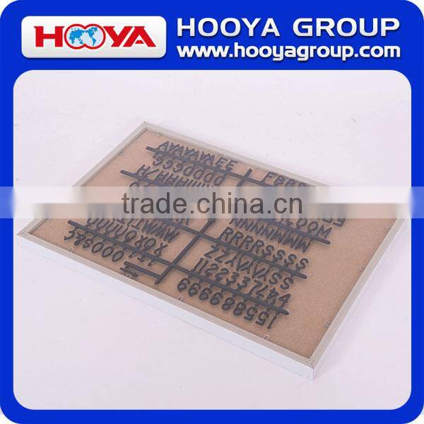 11"*16"felt letter board with plastic letter sets