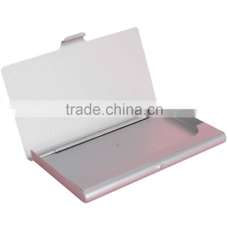 Aluminum Business Name Credit ID Card Case Holder