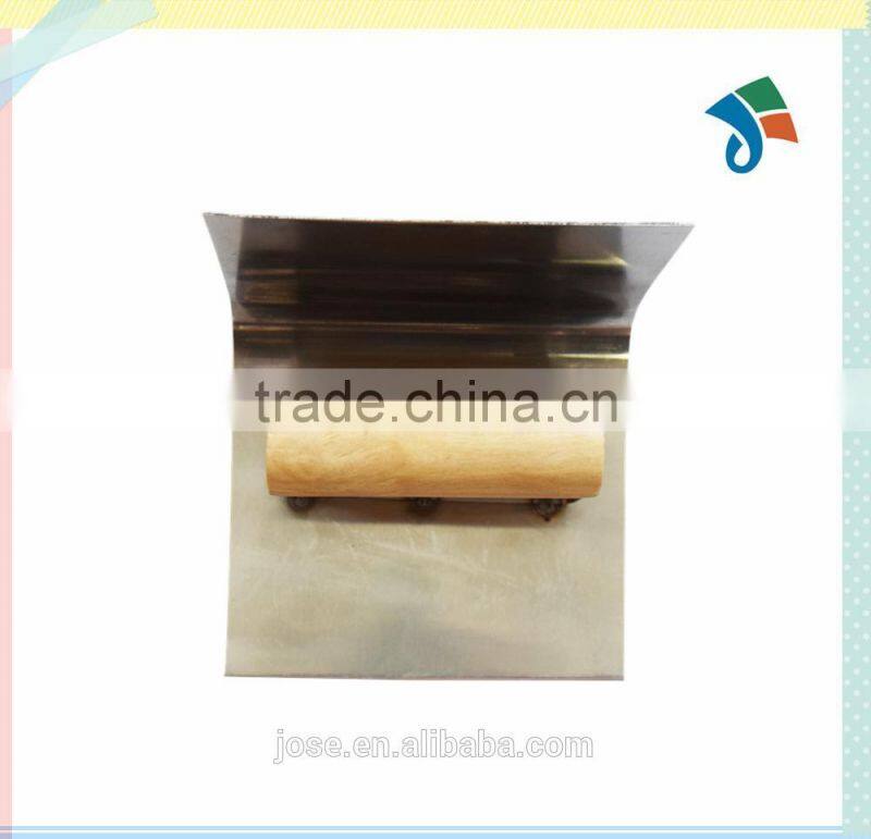 Carbon Steel Wooden Handle Coving Trowel Corner Trowel Inside Corner