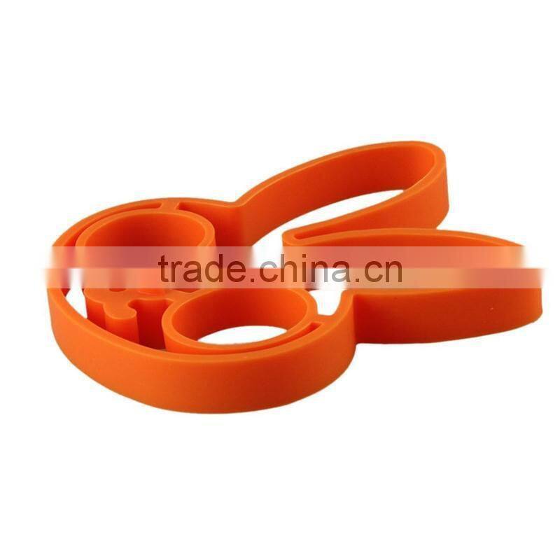 Bunny fried egg mold/pancake ring/multi shapes silicone egg shaper mold