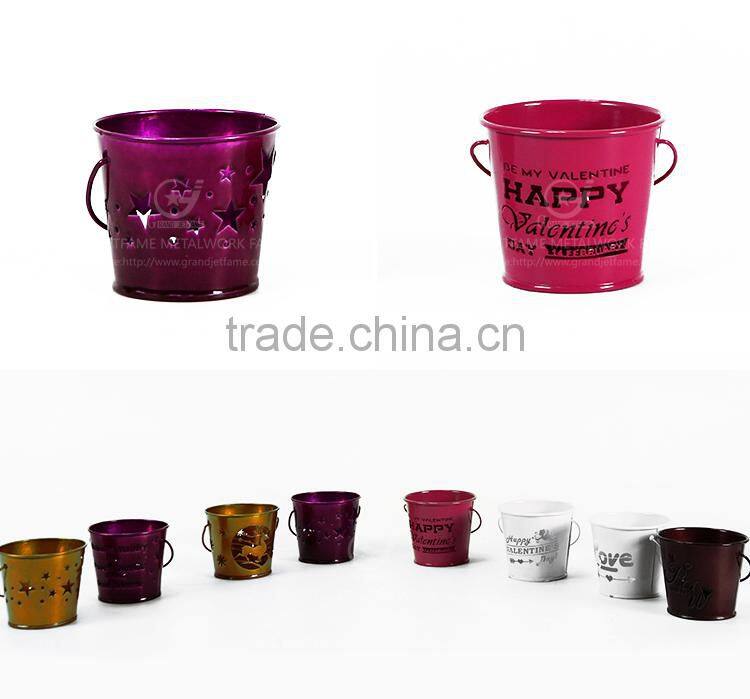 flower pots for garden metal outdoor plant pots