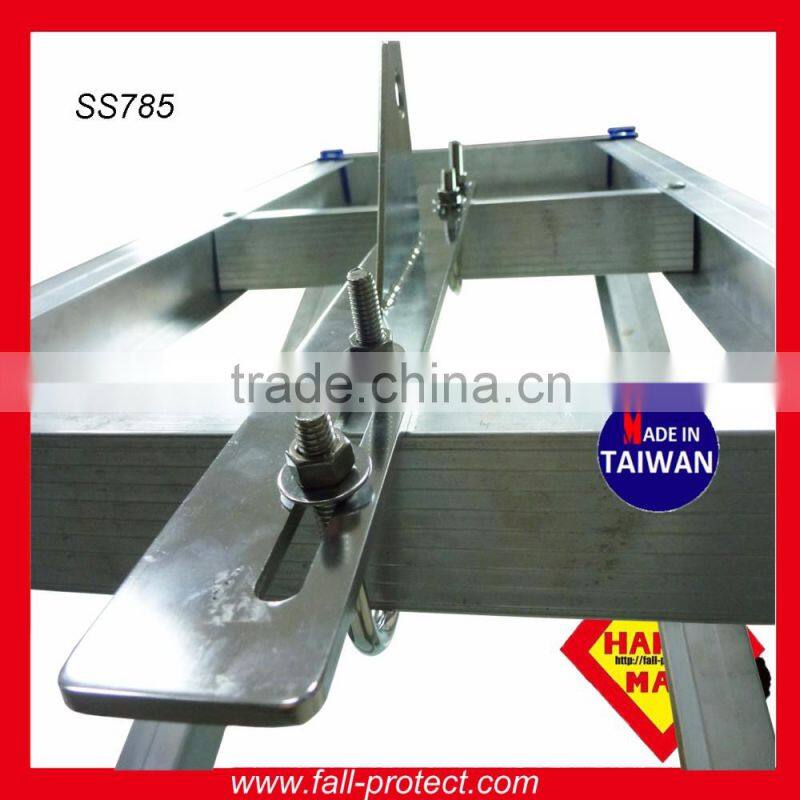 Vertical Lifeline System Stainless Steel Ladder Anchor Point With U Pins