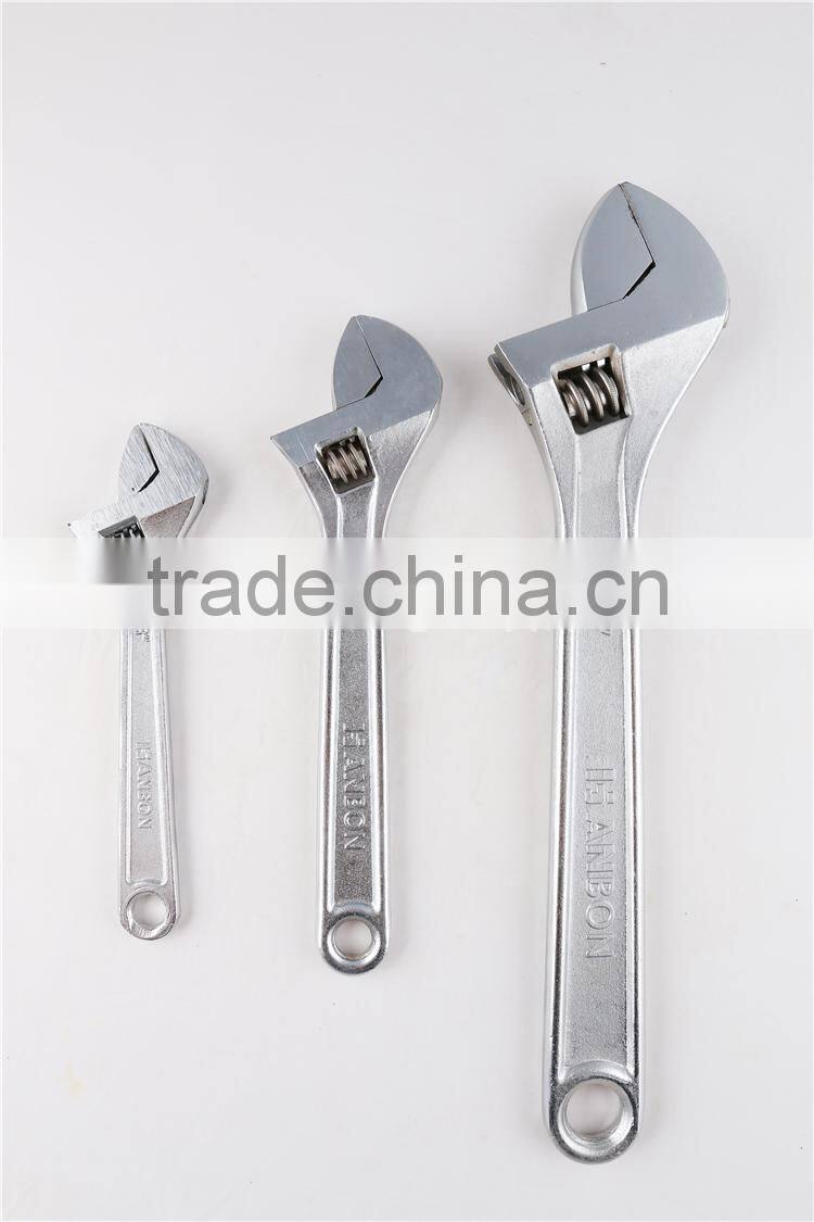 Chrome Plated Adjustable Wrench/Spanner