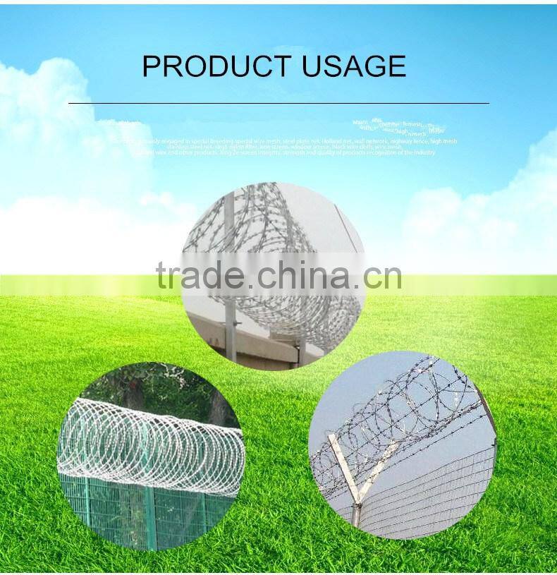 china supplier galvanized stainless steel barbed wire