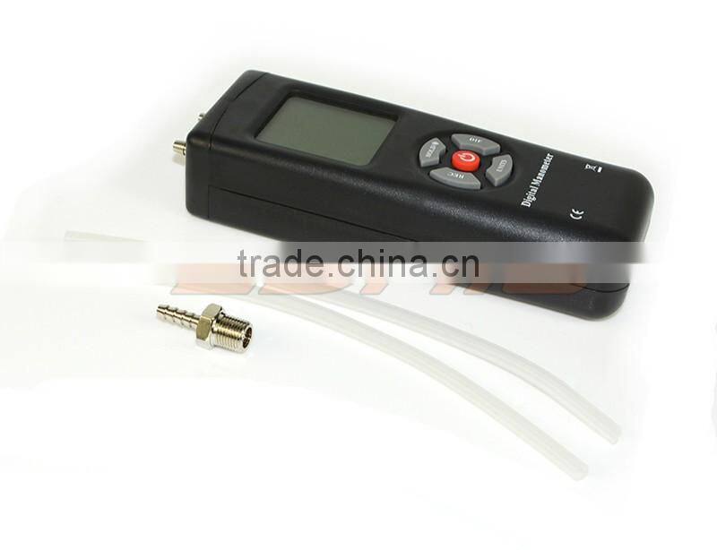 LCD Handheld Differential Air Pressure Manometer Gauge -2psi to 2psi