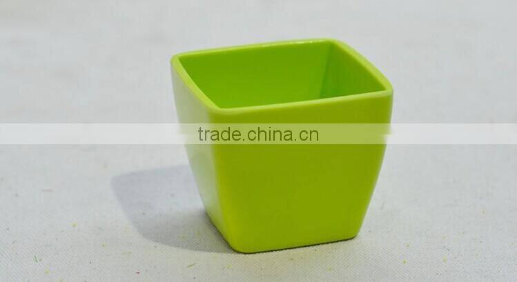 square office table plastic flower pot