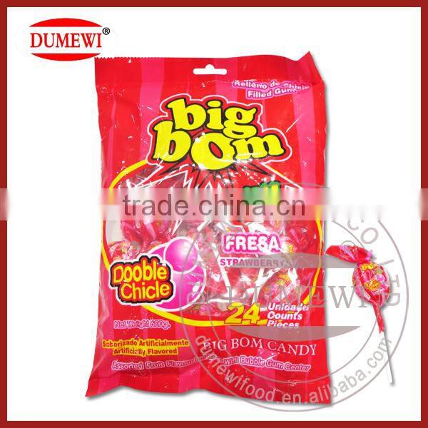 Africa Market Hot Products Fruit Lollipop Football Candy