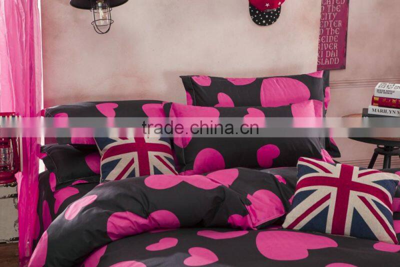 Cotton feeling Fashion Bedding Set Bed Sheet Duvet Cover Set Bed Linens XYSF