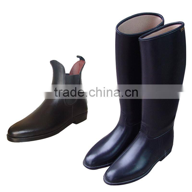 PVC Women Riding Boots, Brown Color Riding Boots