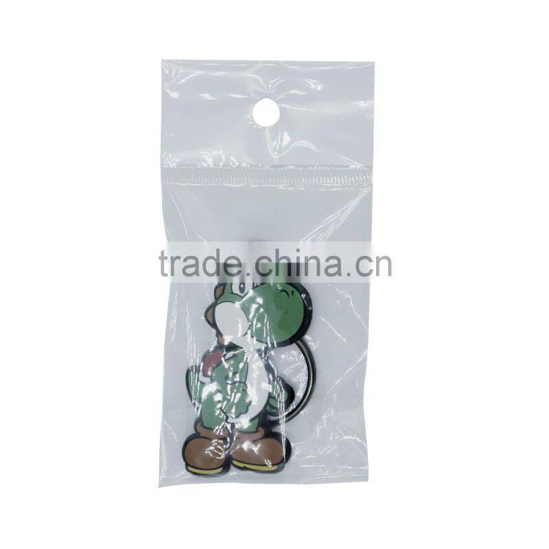 Custom promotion keyring 3D pvc keychain, soft PVC custom keychain