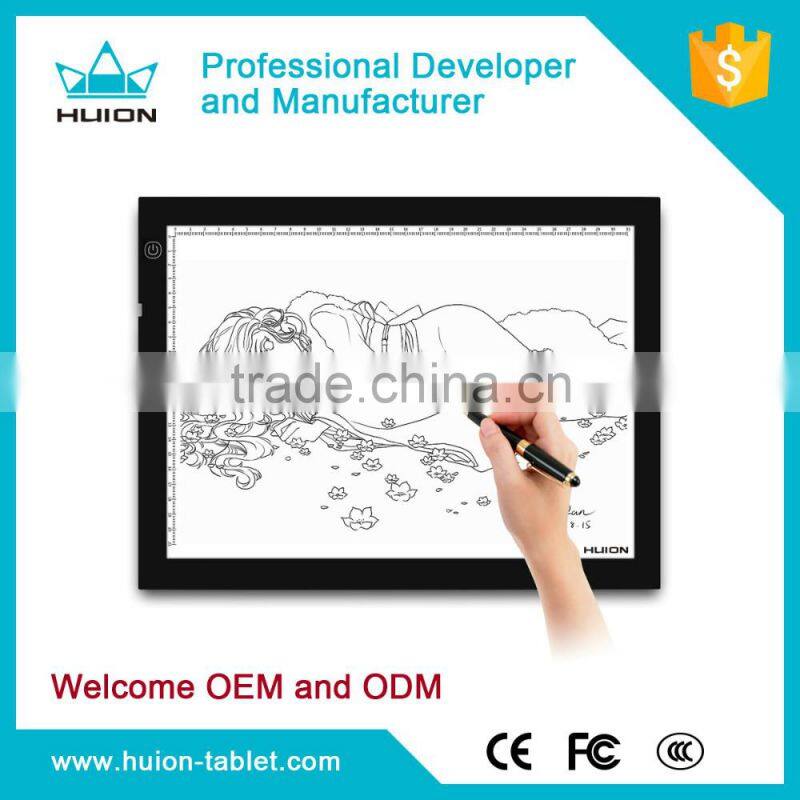 New Arrival!Huion A4 2016 new style LED light pad professional tattoo tracing board
