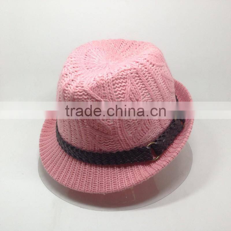 Hair Accessories Knitted Ladies Hat And Knit Hat