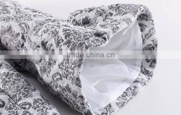 Trendy fashion pullover short style peplum blazer with flared sleeve