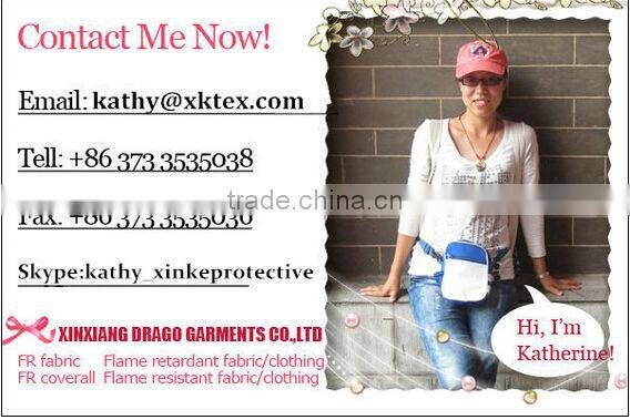 EN13034 100% Cotton Anti-acid & alkali Fabric for Protective Workwear