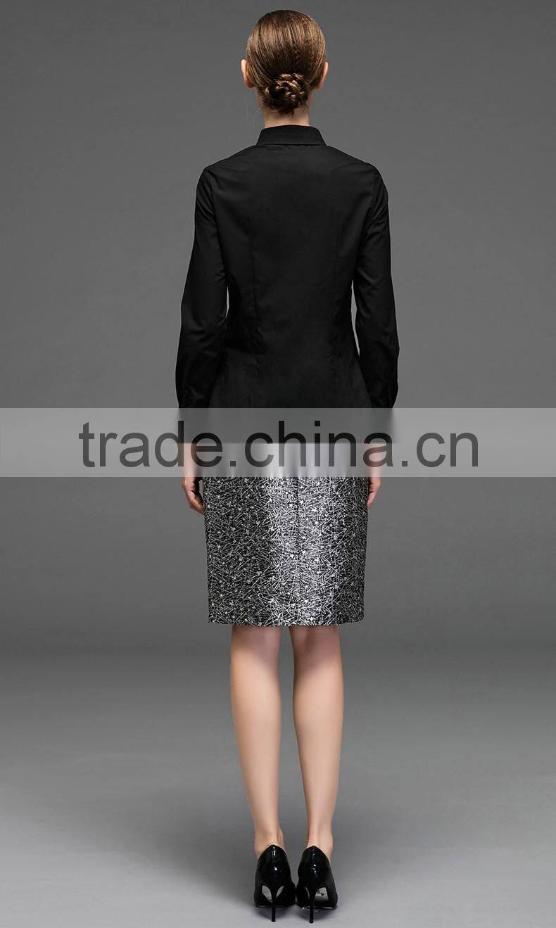 Intellectual Modern Ladies Long Sleeve non-iron White Formal Shirt