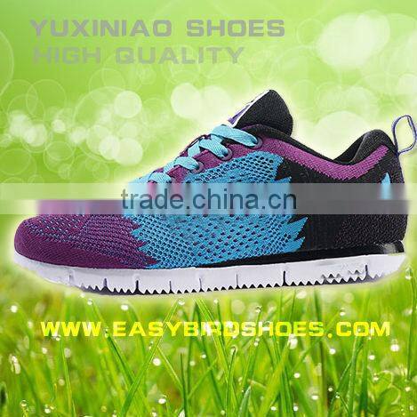 high quality men sport running shoes sneakers brand, male fly fabric sport shoe running made in jinjiang