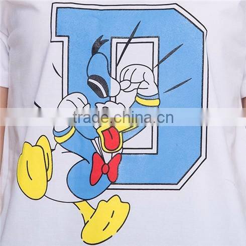 Customize printing of women's t- shirt, printing t shirt
