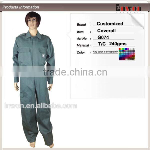 New designer coverall one piece overall painters workwear