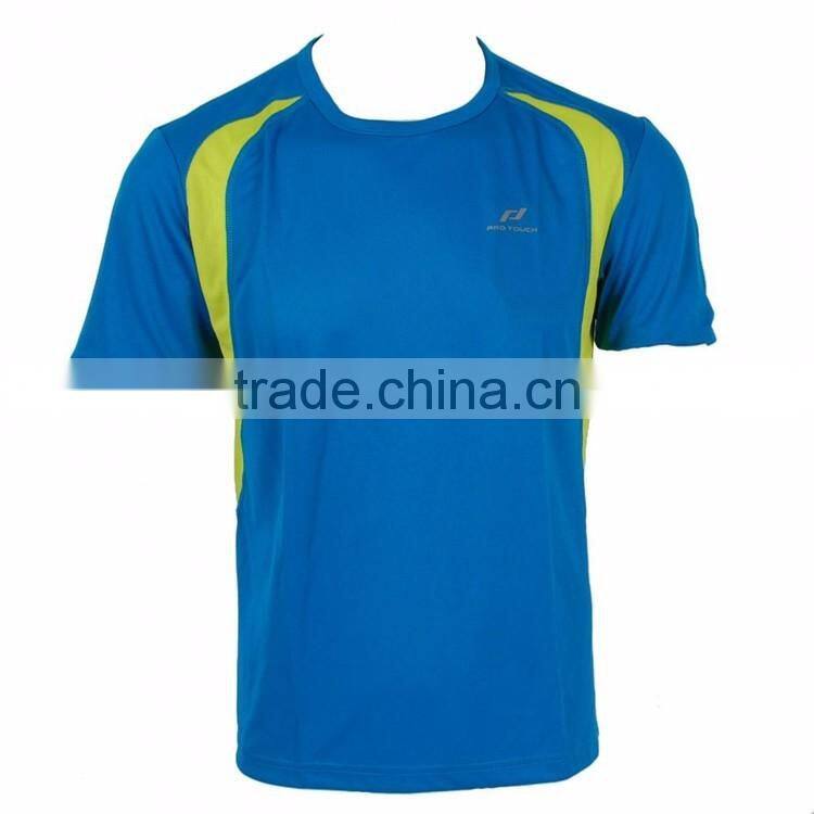 Professional OEM high quality coolmax 100% polyester running t shirts