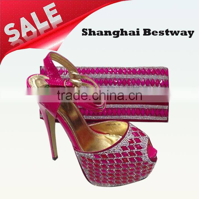 italian shoes and bags to match women high quality women shoes and bags set