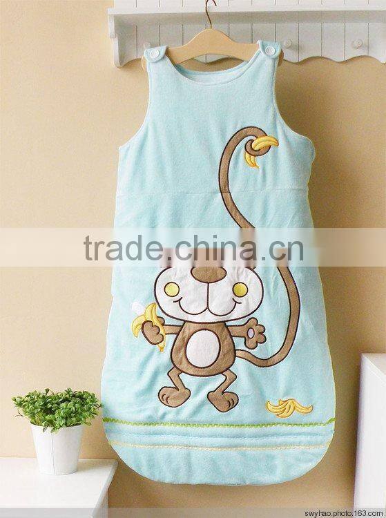 baby clothing cotton embroider sleeping bag