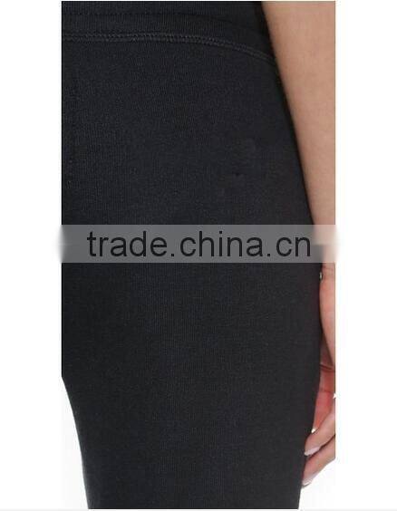 Fashion cultivate one's morality Button placket sweatpants with rib bottom and elastic waistline