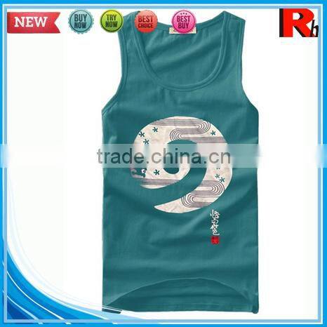 Alibaba china custom wholesale racer back men tank tops in bulk