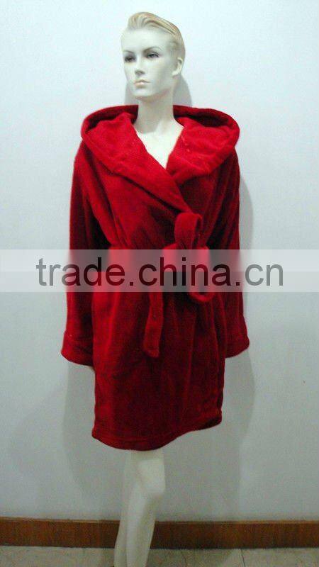 2012 fashion women's sleepwear hooded pajamas