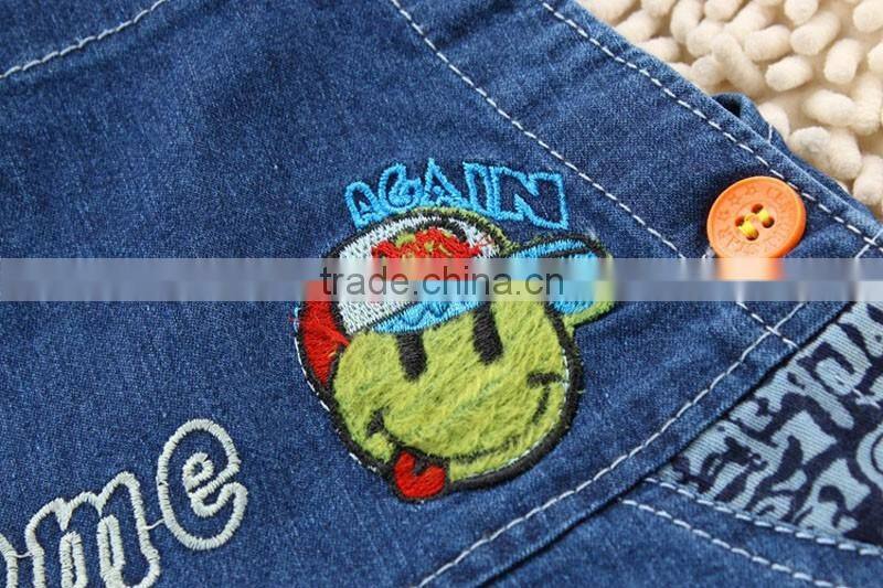 Little Kids Fashion Baby Pants Children Denim Short Overalls Kids Strap Jeans Pants
