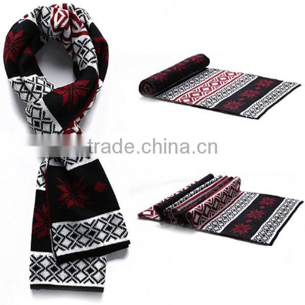 1 pc hot sale good quality printed flowers acrylic lmitation cashmere men and women winter scaf