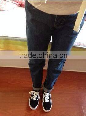 Runwaylover EY0617P Europe Style 2017 Ladies Fashion Washed Denim Jeans