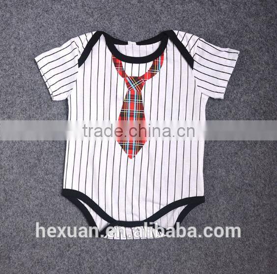 Short sleeve cartoon printing wholesale baby romper gift set