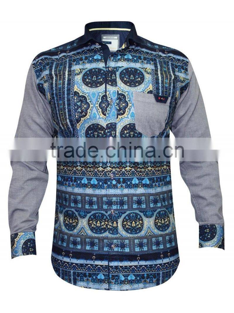 Blue Party Wear Shirt