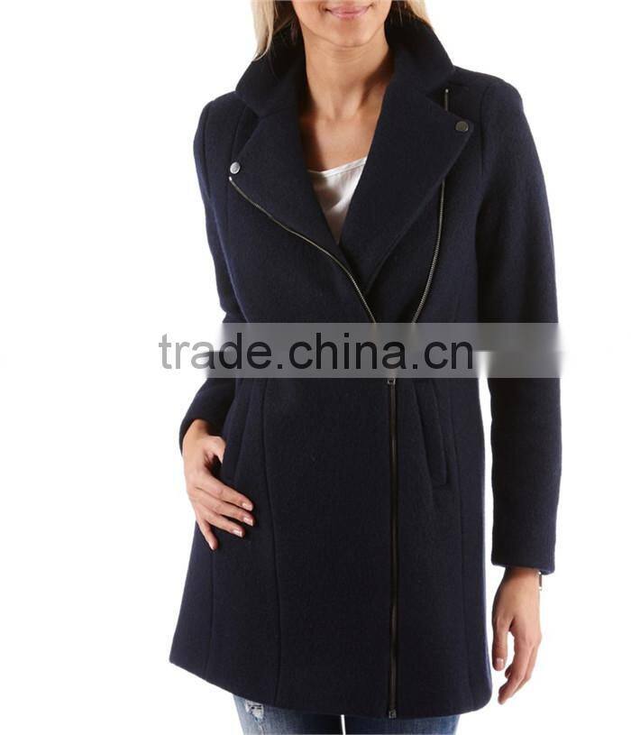 hot sell rose red platform felt japan winter coat