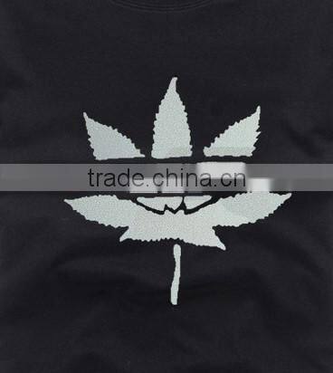 heat-transfer refective logos be heated on t-shirt