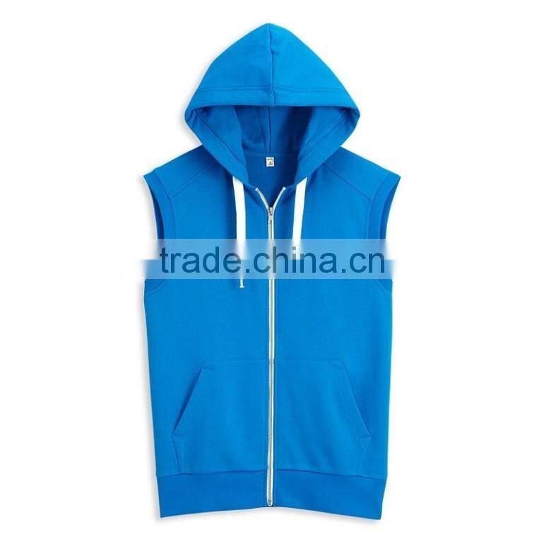 cheap plain sleeveless hoodys for boy