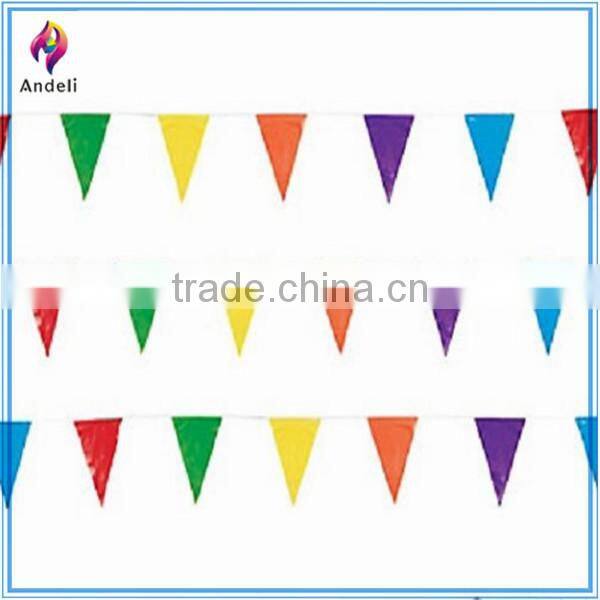 100 Foot Multicolor Pennant Flags Banner, Adventing Flags Banner, Outdoor Flags Banner