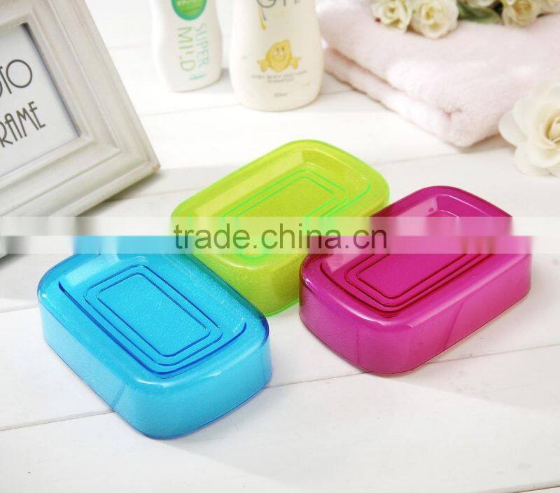 plastic home use soap dish, plastic soap case heart style
