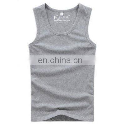 Gym 100% cotton custom tank top for yoga, fitness