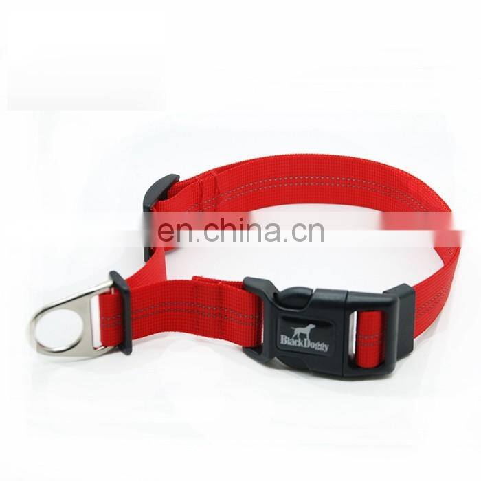 Nylon No Pull Dog Neck Collar, pet collar for large dog.