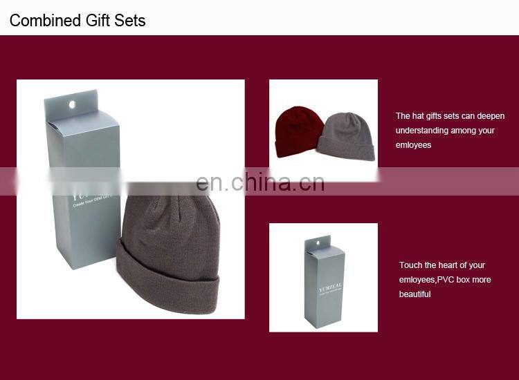 Wholesale grey men's knit slouch beanie