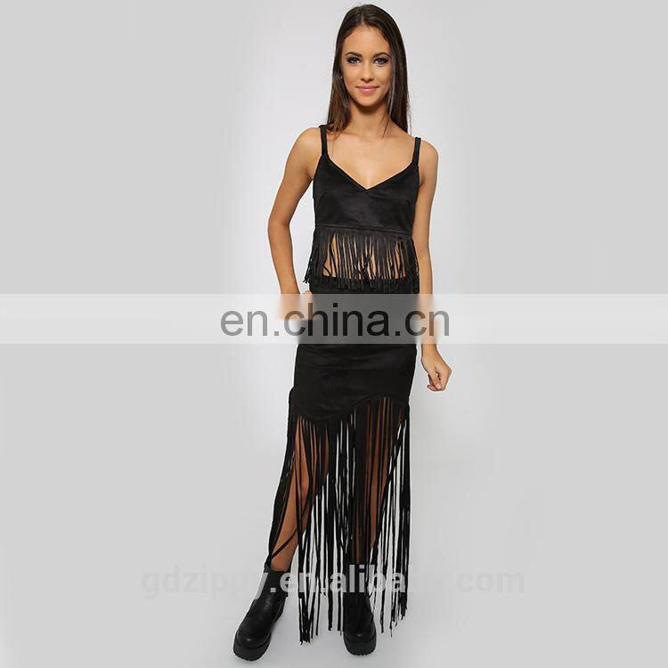 2015 new design clothes for women women skirt with tassels